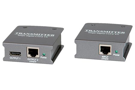 Prodlužovací adaptér HDMI přes TP (RJ45) kat. 6, 50m