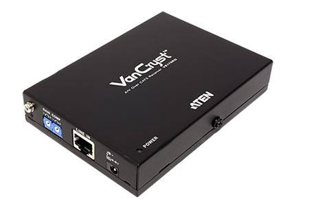 Prodlužovací adaptér VGA + audio přes TP, přijímač s kompenzací (VE170RQ)