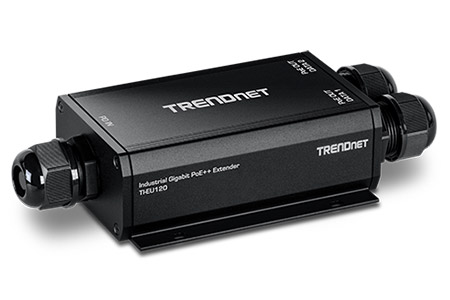 Průmuslový venkovní PoE++ extender, 2 porty (TI-EU120)