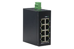 Průmyslový Ethernet přepínač 10/100, 8 portů, na DIN lištu