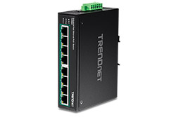 Průmyslový ethernet přepínač 100Mb, 8 portů, 8x PoE+ (TI-PE80)