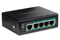 Průmyslový ethernet přepínač 1G, 5 portů, 4x PoE+ , napájení PoE++ (TI-B541)