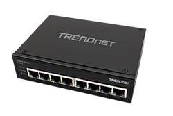 Průmyslový Ethernet přepínač 1Gb, 8 portů, na DIN lištu (TI-G80)