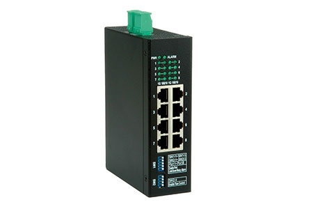 Průmyslový Ethernet přepínač 1Gb, 8 portů