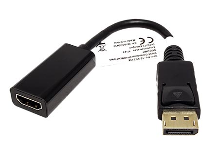 Redukce DP(M) -> HDMI(F), typ 1, 1920x1200 @60Hz