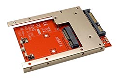 Redukce SATA 22 pin -> mSATA , držák SSD, rozměr 2,5"