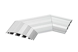 Rohová kabelová lišta hliníková Cable-Bridge, 3 kanály, 90° (930.063)