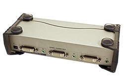 Rozbočovač DVI-I + audio na 2 monitory (VS162)