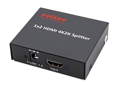Rozbočovač HDMI, 2 porty, 4K@60Hz