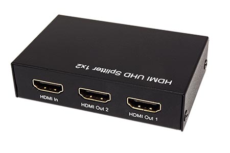 Rozbočovač HDMI, 2 porty, 4K