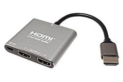 Rozbočovač HDMI, 2 porty, 4K