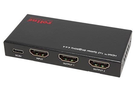 Rozbočovač HDMI, 2 porty, 8K@60Hz