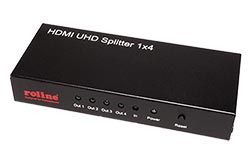 Rozbočovač HDMI, 4 porty, 4K