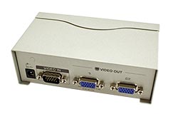 Rozbočovač VGA na 2 monitory, 350MHz (VS-92A)