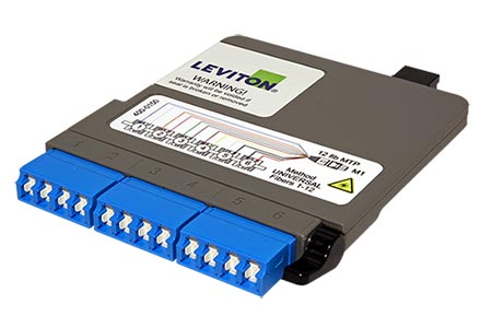 Rozbočovací MPO modul MPO(M) - 12x LC(F), OS2