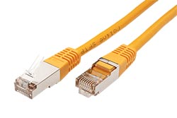 S/FTP patchkabel kat. 5e, 2m, žlutý