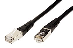 S/FTP patchkabel kat. 6, 15m, černý