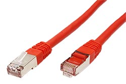 S/FTP patchkabel kat. 6, 2m, červený
