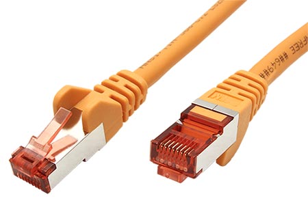 S/FTP patchkabel kat. 6, 3m, oranžový