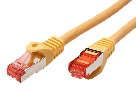 S/FTP patchkabel kat. 6, Component Level, LSOH, 5m, žlutý