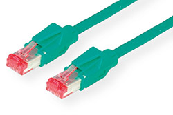 S/FTP patchkabel kat. 6, CU 7702 flex, TM21, LSOH, 1m, zelený