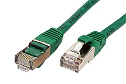 S/FTP patchkabel kat. 6, LSOH, 10m, zelený