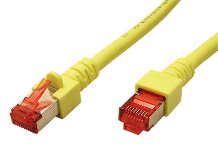 S/FTP patchkabel kat. 6, LSOH, 20m, žlutý