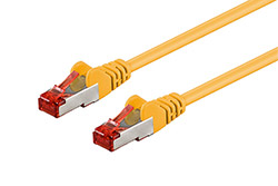 S/FTP patchkabel kat. 6, LSOH, 20m, žlutý
