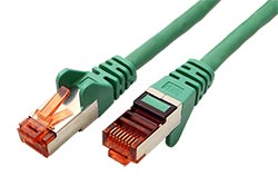 S/FTP patchkabel kat. 6, LSOH, 30m, zelený