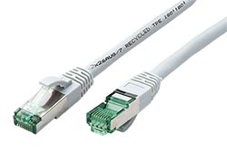 S/FTP patchkabel kat. 6a, 15m, šedý