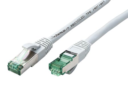 S/FTP patchkabel kat. 6a, 20m, šedý