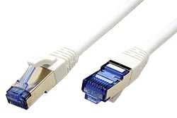 S/FTP patchkabel kat. 6a, LSOH, 10m, bílý