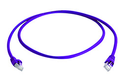 S/FTP patchkabel kat. 6a, LSOH, 3m, fialový (100008499)