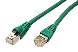 S/FTP patchkabel kat. 6a, LSOH, 5m, zelený (100008644)