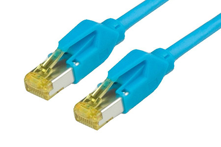 S/FTP patchkabel kat. 6a, UC900, TM31, LSOH, 5m, modrý