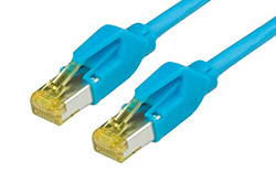 S/FTP patchkabel kat. 6a, UC900, TM31, LSOH, 5m, modrý