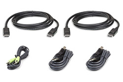 Sada kabelů pro Secure KVM, (2x USB, 2x DP, audio) , 3m (2L-7D03UDPX5)