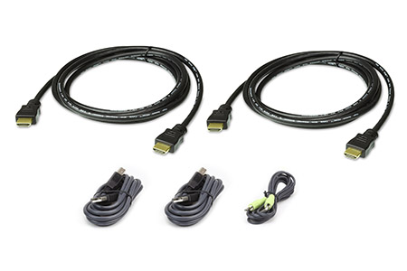 Sada kabelů pro Secure KVM, (2x USB, 2x HDMI, audio) , 1,8m (2L-7D02UHX5)
