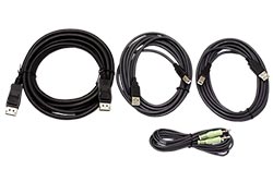 Sada kabelů pro Secure KVM, (USB, DisplayPort, audio), 3m (2L-7D03UDPX4)