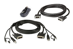 Sada kabelů pro Secure KVM, (USB + DVI-D + audio, DVI-D, USB) , 1,8m (2L-7D02UDX3)