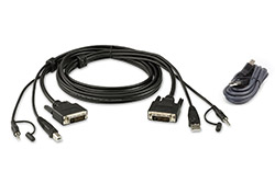 Sada kabelů pro Secure KVM, (USB + DVI-D + audio, USB) , 1,8m (2L-7D02UDX2)