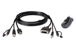 Sada kabelů pro Secure KVM, (USB + HDMI->DVI-D + audio, USB) , 1,8m (2L-7D02DHX2)