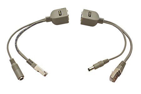 Sada pro pasivní POE napájení (injektor + splitter)