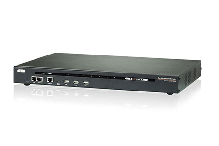 Server RS232 po IP, dual LAN/power, 8 portů (SN0108A)