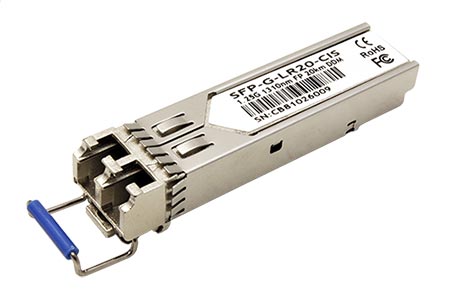 SFP modul 1000Base-LX, 2x LC, single mode, 1310nm, Cisco kompatibilní, 10km, -40 - +85°C (SFP-G-LR10-HTR-CIS)