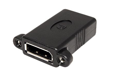 Spojka DisplayPort DP(F) - DP(F), montáž do panelu