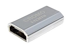 Spojka HDMI A(M) - HDMI A(F), kovová, zlacená