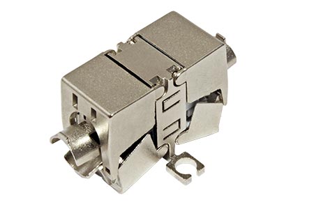 Spojka na kabel kat. 6a, AWG 27-22, montáž bez nástrojů