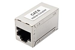 Spojka RJ45 kat. 6, stíněná