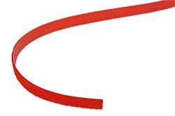 Stahovací páska 10mm, suchý zip, 25m, červená